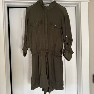 Jennifer Lopez Olive Green Romper